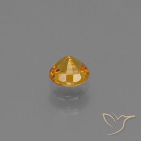 Saphir Doré-orange foncé naturelle Tour, 0.74 ct, VS
