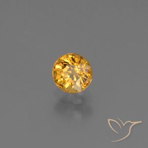 Saphir Doré-orange foncé naturelle Tour, 0.70 ct, VS