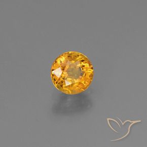 Saphir Doré-orange foncé naturelle Tour, 0.77 ct, VS