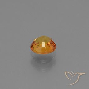 Saphir Doré-orange foncé naturelle Tour, 0.77 ct, VS