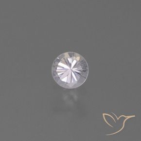 Saphir Blanc rose violacé naturelle Tour, 0.34 ct, VS