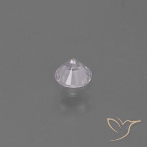 Saphir Blanc rose violacé naturelle Tour, 0.34 ct, VS