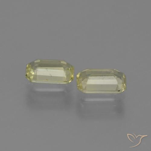 Shop natural 1.23ct Jaune pâle Saphir gems, Octogone / coupe Émeraude, from Tanzanie at GemSelect. In stock, global shipping!