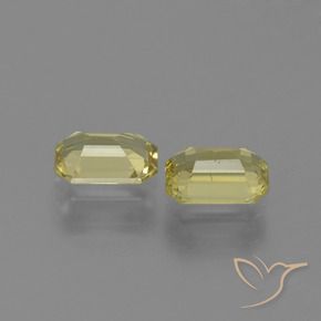 Shop natural 1.29ct Jaune moyen Saphir gems, Octogone / coupe Émeraude, from Tanzanie at GemSelect. In stock, global shipping!