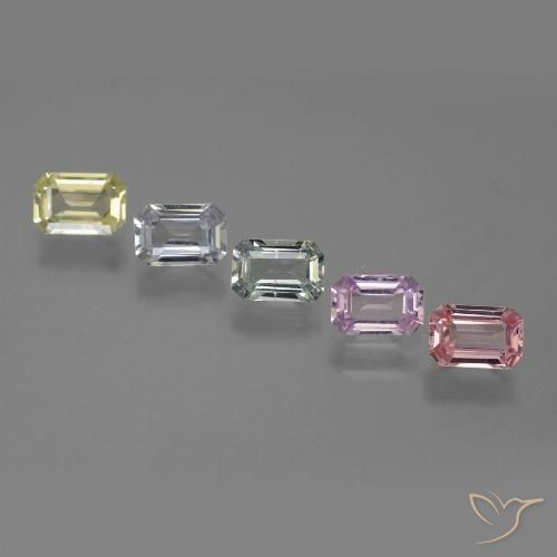 Shop natural 3.23ct Multicolore Saphir gems, Octogone / coupe Émeraude, from Tanzanie at GemSelect. In stock, global shipping!