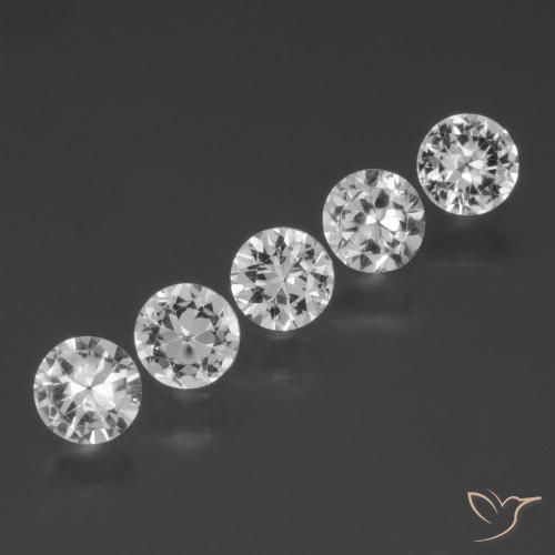 1.57ctw Naturel Blanc Saphir, Tour, VVS-VS