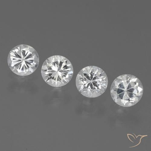1.59ctw Naturel Blanc Saphir, Tour, VVS-VS