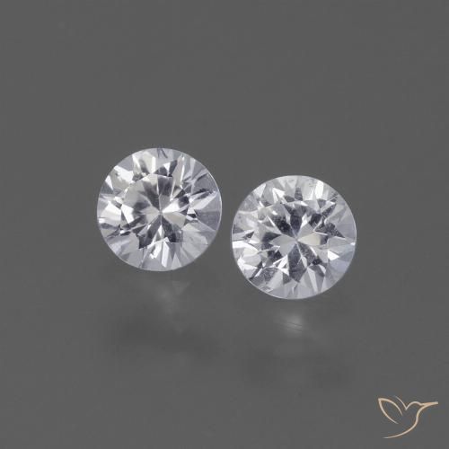 0.81ctw Naturel Blanc Saphir, Tour, VVS-VS