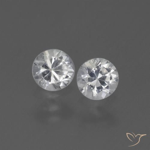0.84ctw Naturel Blanc Saphir, Tour, VVS-VS