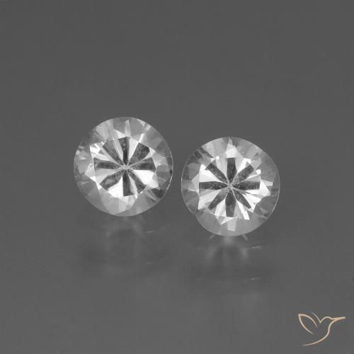0.81ctw Naturel Blanc Saphir, Tour, VVS-VS