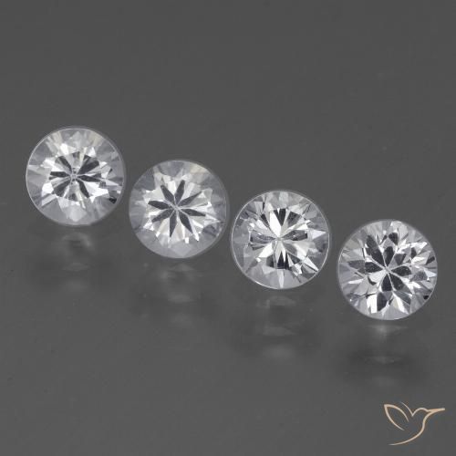 1.62ctw Naturel Blanc Saphir, Tour, VVS-VS