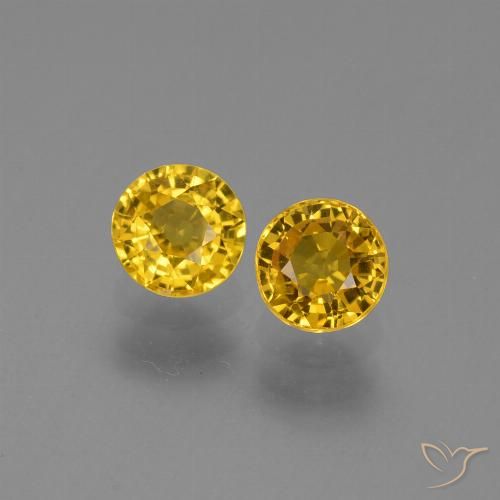 1.28ctw Naturel Doré Saphir, Tour, VS