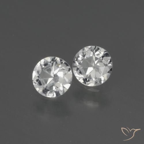 Shop natural 0.74ct Blanc clair Saphir gems, Tour, from Madagascar at GemSelect. In stock, global shipping!