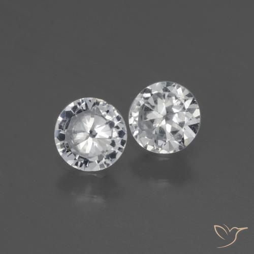 Shop natural 0.69ct Blanc clair Saphir gems, Tour, from Madagascar at GemSelect. In stock, global shipping!