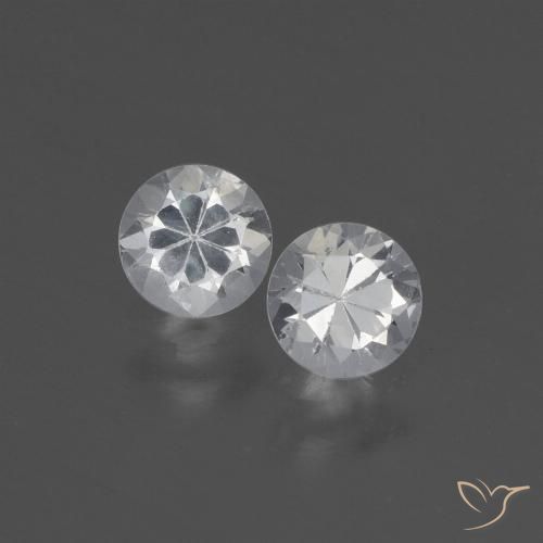 0.83ctw Naturel Blanc Saphir, Tour, VVS-VS