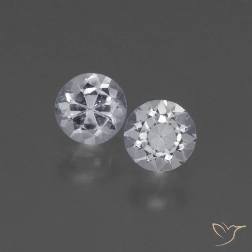 0.83ctw Naturel Blanc Saphir, Tour, VVS-VS