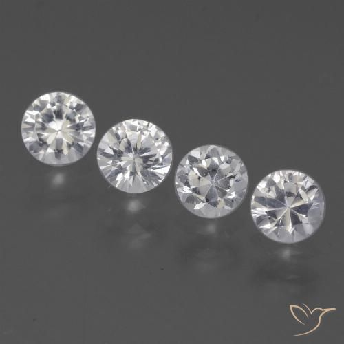1.74ctw Naturel Blanc Saphir, Tour, VVS-VS