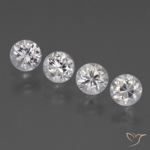 1.60ctw Naturel Blanc Saphir, Tour, VVS-VS