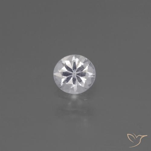 0.42ct Naturel Blanc Saphir, Tour, VS