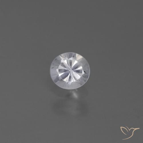 0.46ct Naturel Blanc Saphir, Tour, VVS-VS