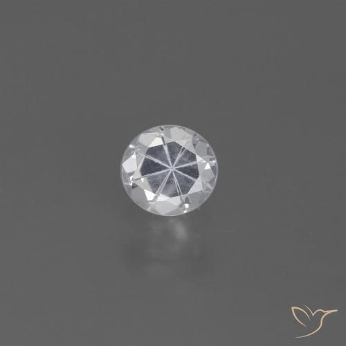0.44ct Naturel Blanc Saphir, Tour, VS
