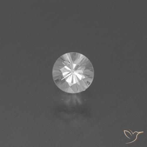 0.43ct Naturel Blanc Saphir, Tour, VS