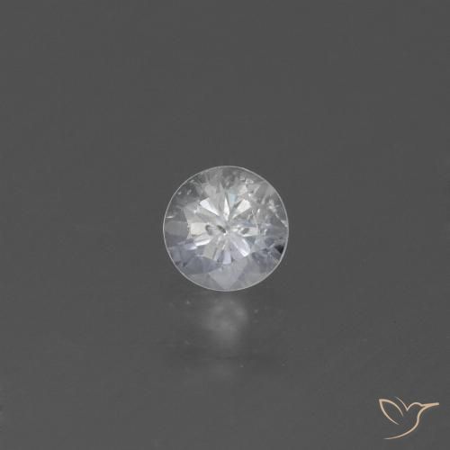 0.46ct Naturel Blanc Saphir, Tour, VS
