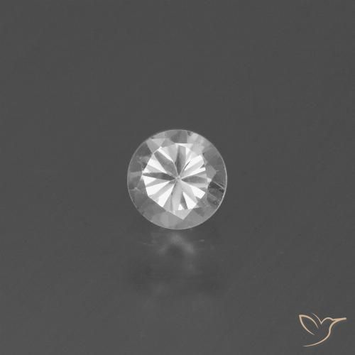 0.43ct Naturel Blanc Saphir, Tour, VS