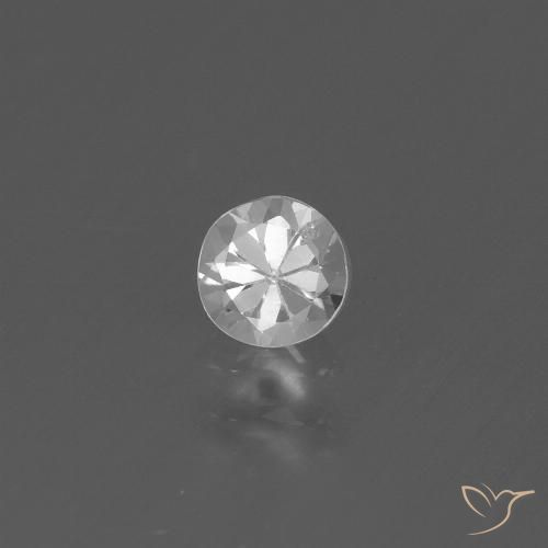 0.42ct Naturel Blanc Saphir, Tour, VS