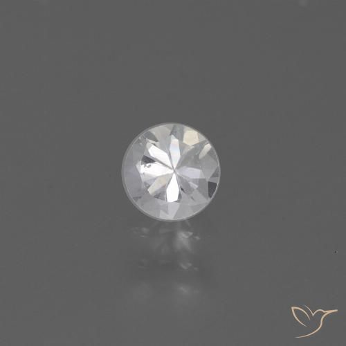 0.42ct Naturel Blanc Saphir, Tour, VS
