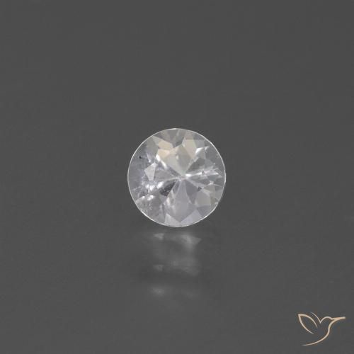 0.47ct Naturel Blanc Saphir, Tour, VS