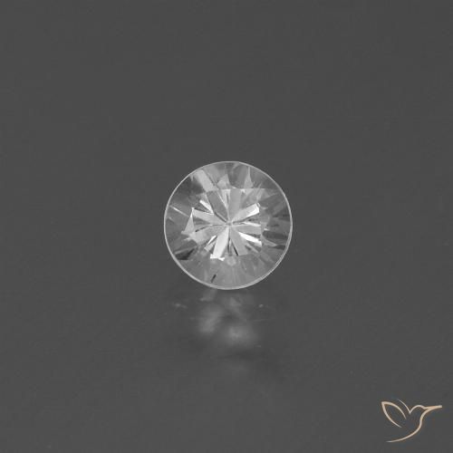 0.48ct Naturel Blanc Saphir, Tour, VS