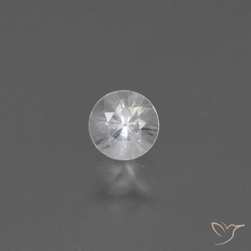 0.43ct Naturel Blanc Saphir, Tour, VS