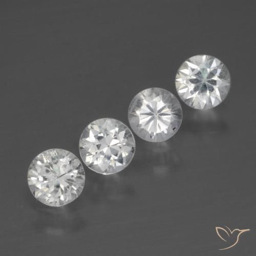 1.59ctw Naturel Blanc Saphir, Tour, VS