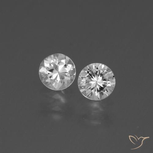 0.84ctw Naturel Blanc Saphir, Tour, VVS-VS