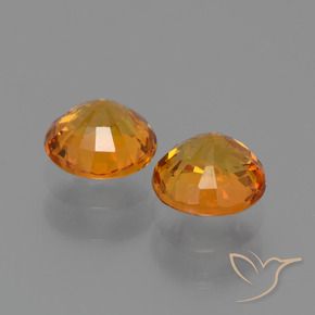 Shop natural 1.33ct Orange foncé Saphir gems, Tour, from Tanzanie at GemSelect. In stock, global shipping!