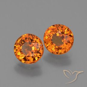 Shop natural 1.39ct Orange moyen-foncé Saphir gems, Tour, from Tanzanie at GemSelect. In stock, global shipping!