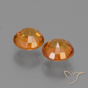 Shop natural 1.39ct Orange moyen-foncé Saphir gems, Tour, from Tanzanie at GemSelect. In stock, global shipping!