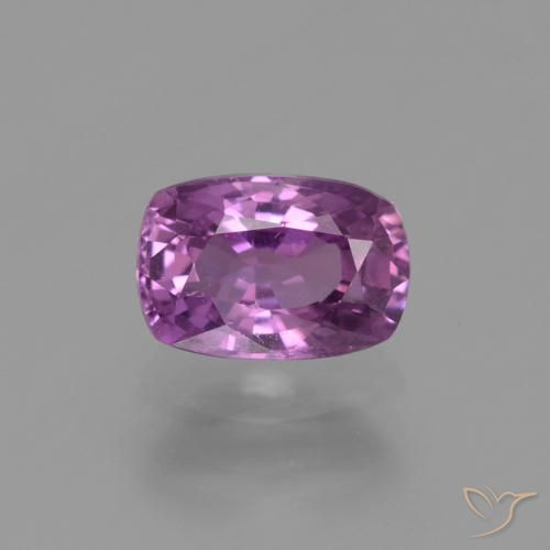 1.59ct Naturel Pourpre moyen Saphir, Coussin, VS