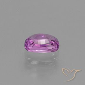 Saphir Pourpre moyen-foncé naturelle Coussin, 1.21 ct, VS