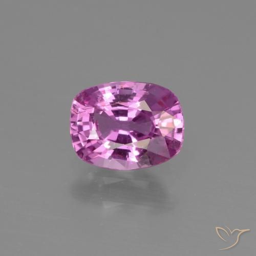 1.03ct Naturel Pourpre intense Saphir, Coussin, VS