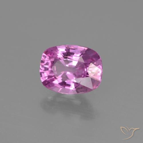 Saphir Pourpre intense naturelle Coussin, 1.03 ct, VS