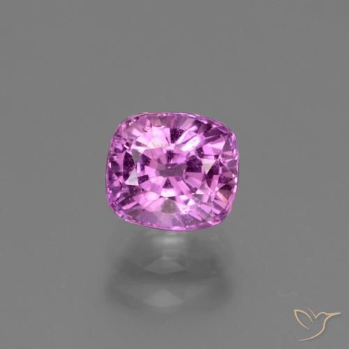 Saphir pourpre rosé naturelle coupe coussin, 1,14 ct, VS-SI
