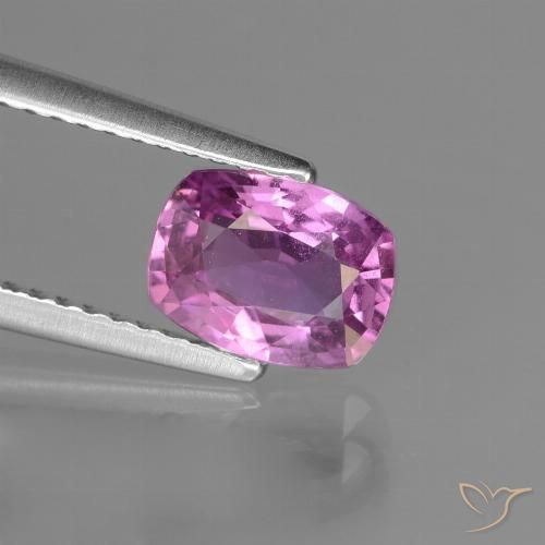 1.35ct Naturel Pourpre moyen Saphir, Coussin, VS