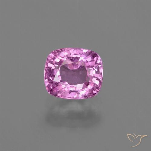 1.07ct Naturel Pourpre rosâtre profond Saphir, Coussin, VS