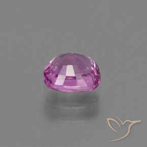 Saphir Pourpre rosâtre profond naturelle Coussin, 1.07 ct, VS