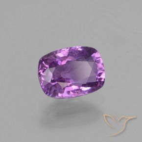 Saphir Violet moyen naturelle Coussin, 1.46 ct, VS