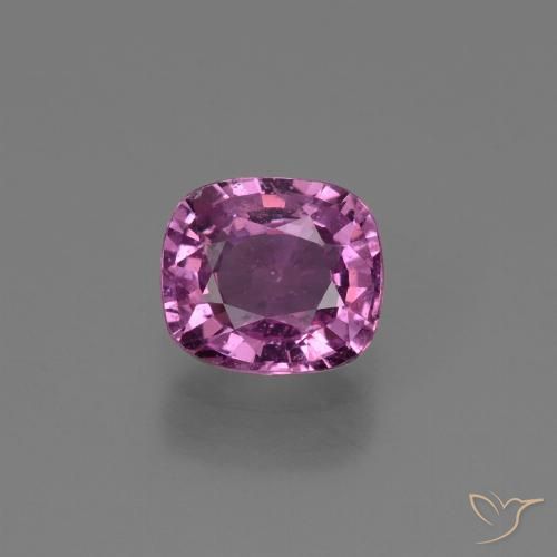 1.19ct Naturel Pourpre rosâtre intense Saphir, Coussin, VS