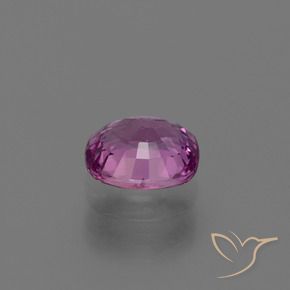 Saphir Pourpre rosâtre intense naturelle Coussin, 1.19 ct, VS