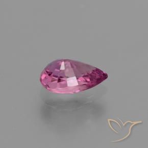 Saphir Violet rougeâtre naturelle En forme de poire, 1.07 ct, VS
